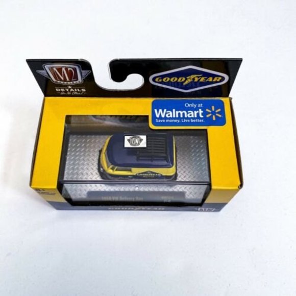 M2 Machines 2021 Walmart Exclusive Goodyear 1960 Volkswagen VW Delivery Van - Picture 7 of 8